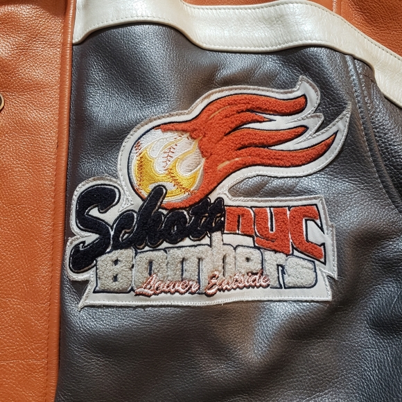 Schott NYC Lower Eastside Bombers Leather Jacket - Picture 4 of 11